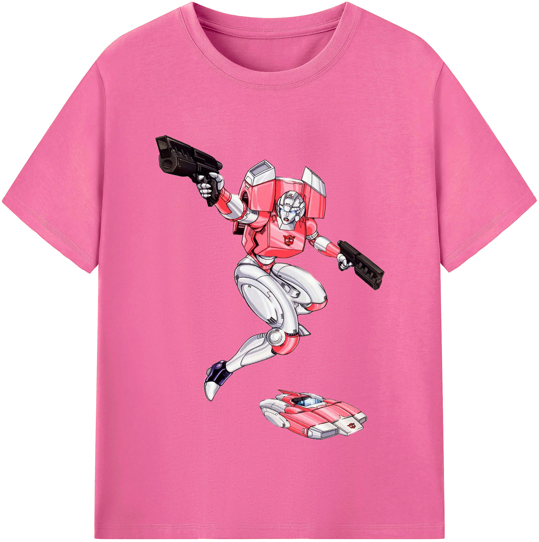（画像用）  レディースカジュアルプリントTシャツ（綿100％）